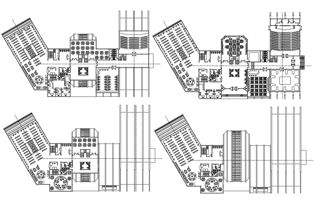Institute Floor Plan AutoCAD File