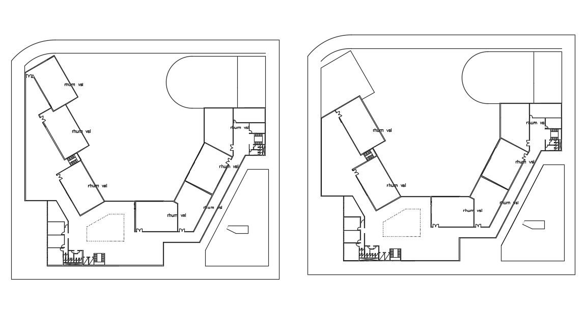 Institute Master Plan Drawing Free Drawing CAD File