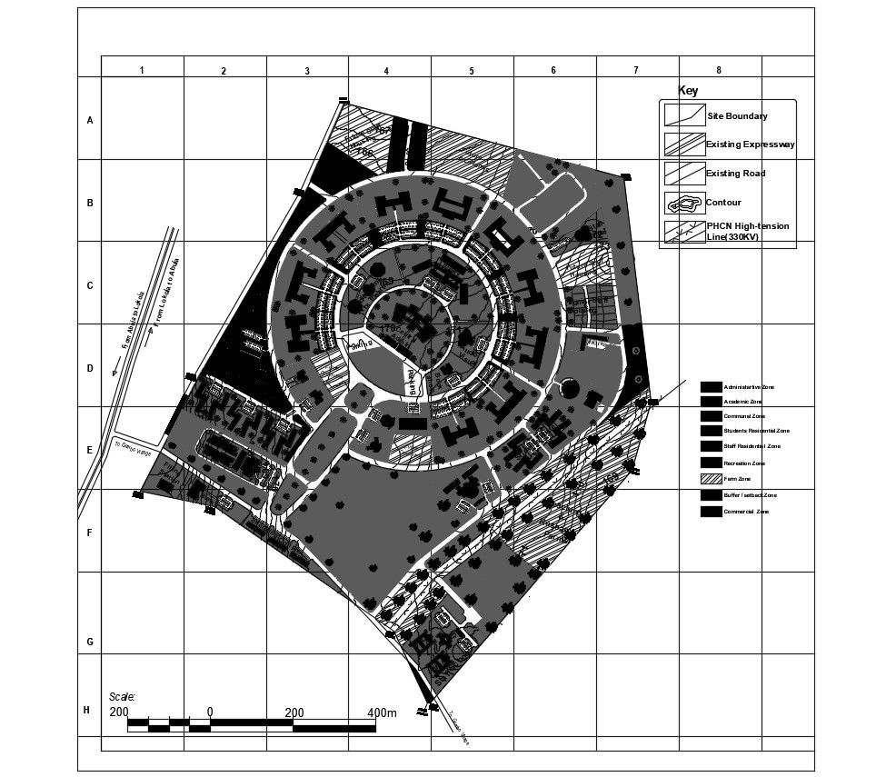 Institutional Buildings Architecture Plan
