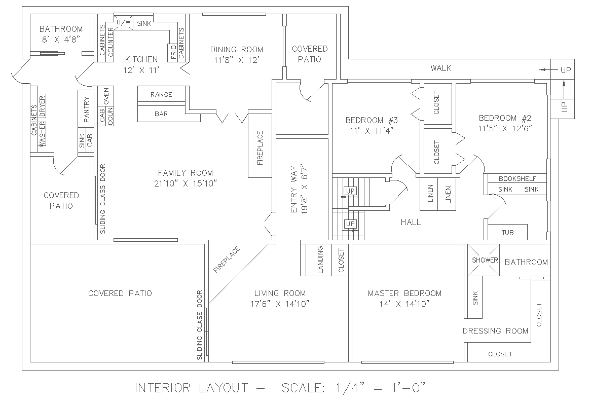 Interior House Lay-out Design