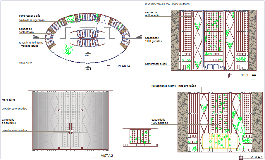 Interior design for cellar project