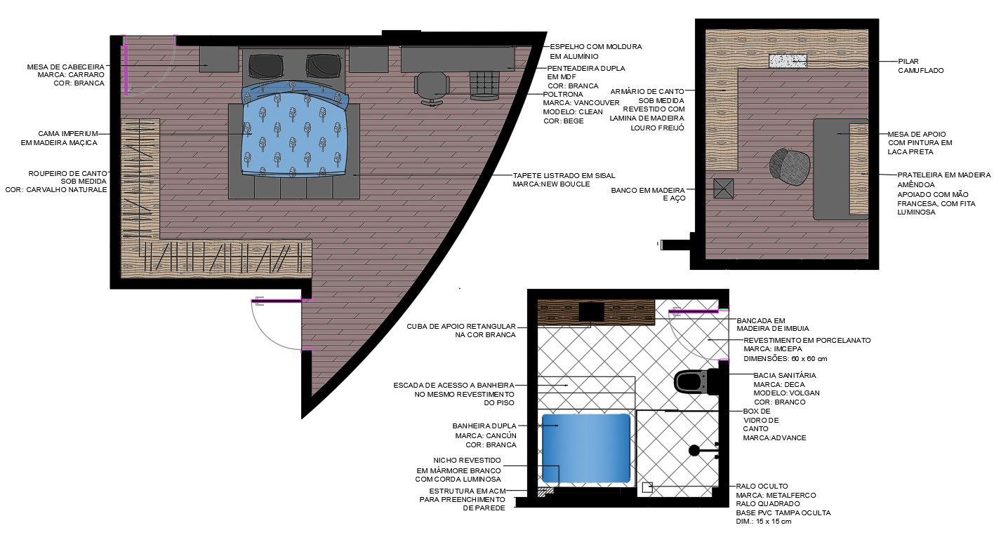 Interior project floor plan Drawing with detailed dimensions is available in this drawing file.Download Autocad DWG file. 
