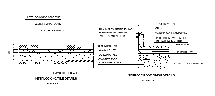 Interlocking Tile DWG CAD Design for Pavement and Floor Detailing