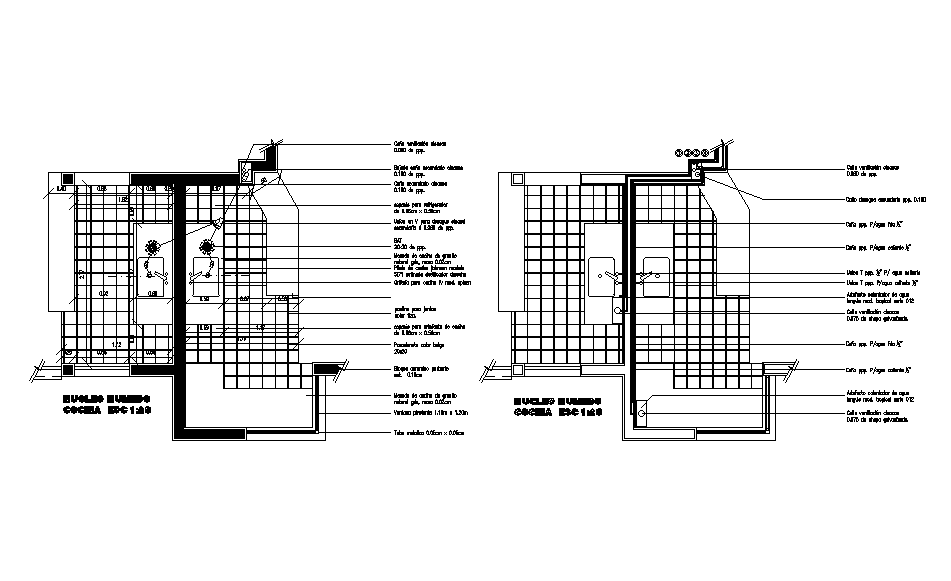 In this drawing flooring detail separated the toilet. Download this 2d autocad drawing file.