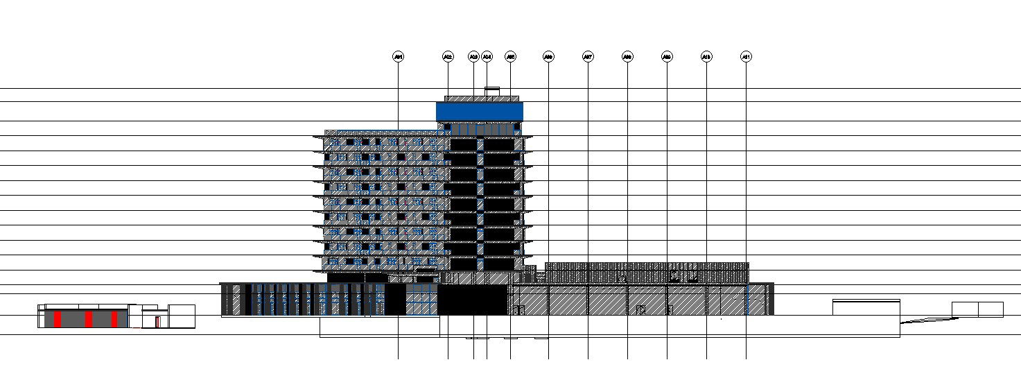 In this drawing side section detail of the commercial building. download this 2d AutoCAD drawing detail.