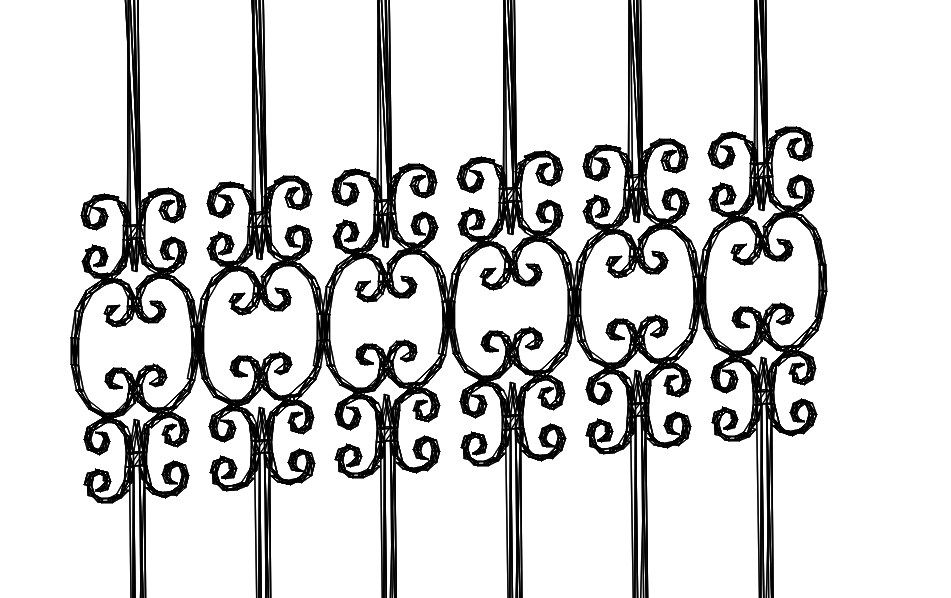 Iron Grill Wall Cad Blocks Free Download DWG File