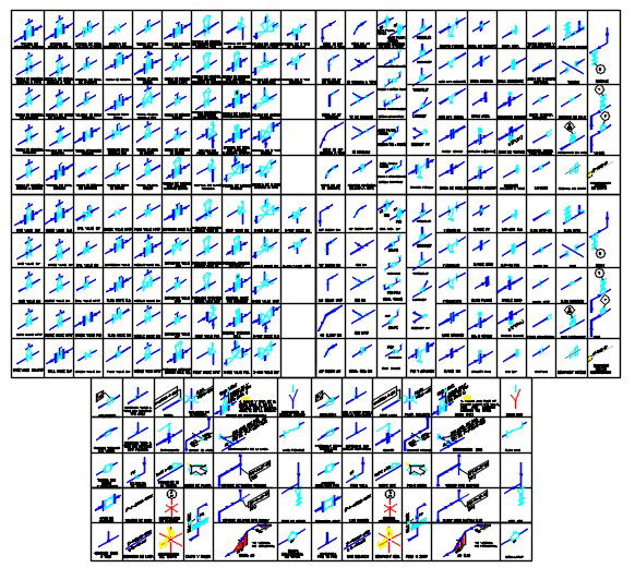 Isomeric blocks of pipes