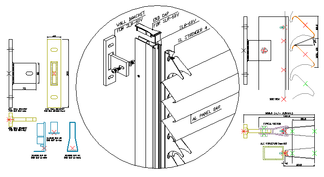Isometric view of lattice dwg file