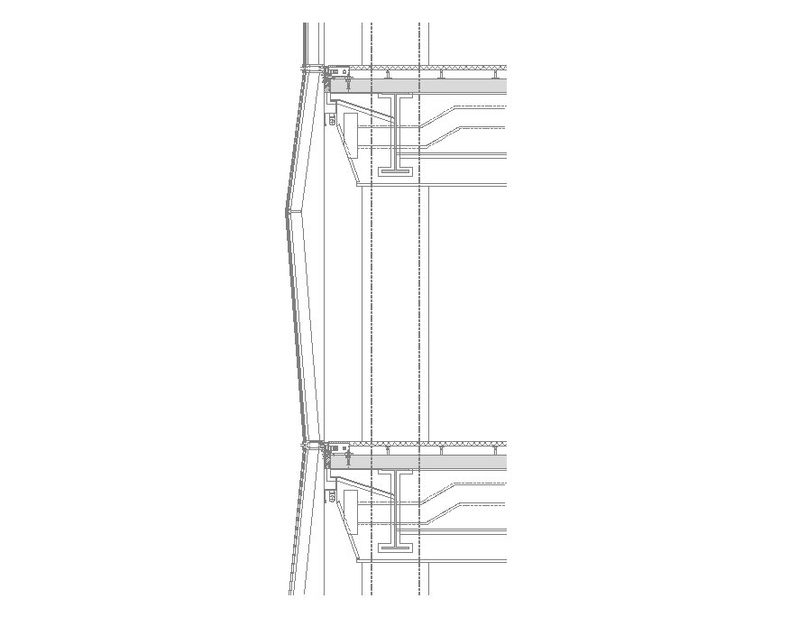 Joints and connection detail CAD construction structure 2d view layout dwg file