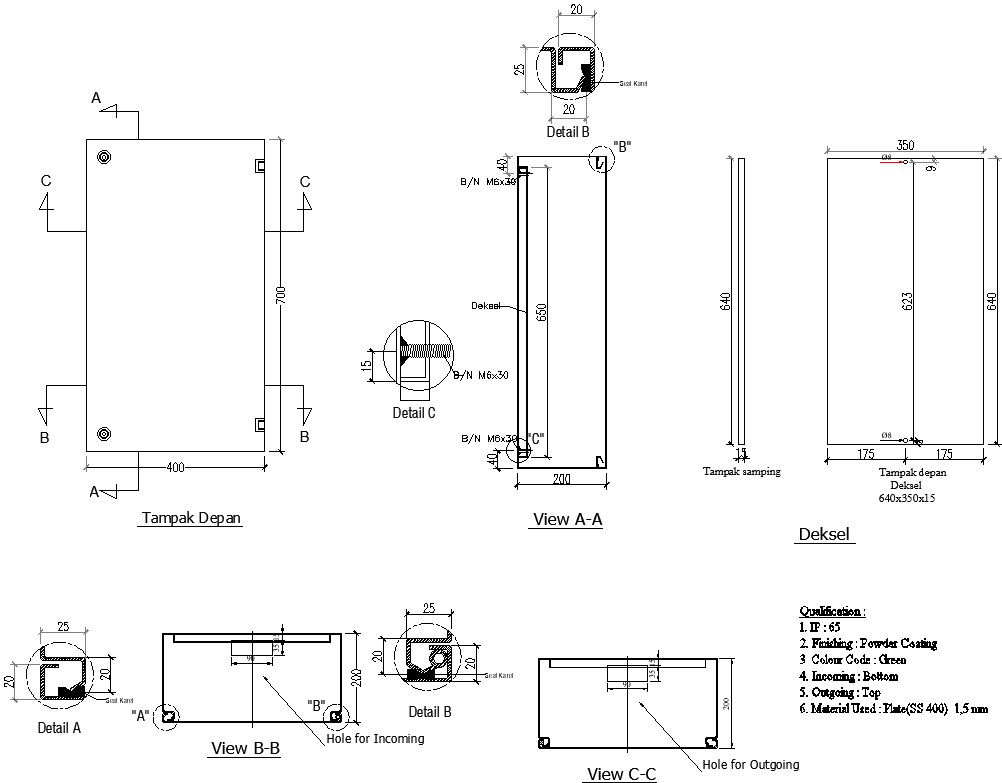 KWH meter details inn AutoCAD, dwg file.