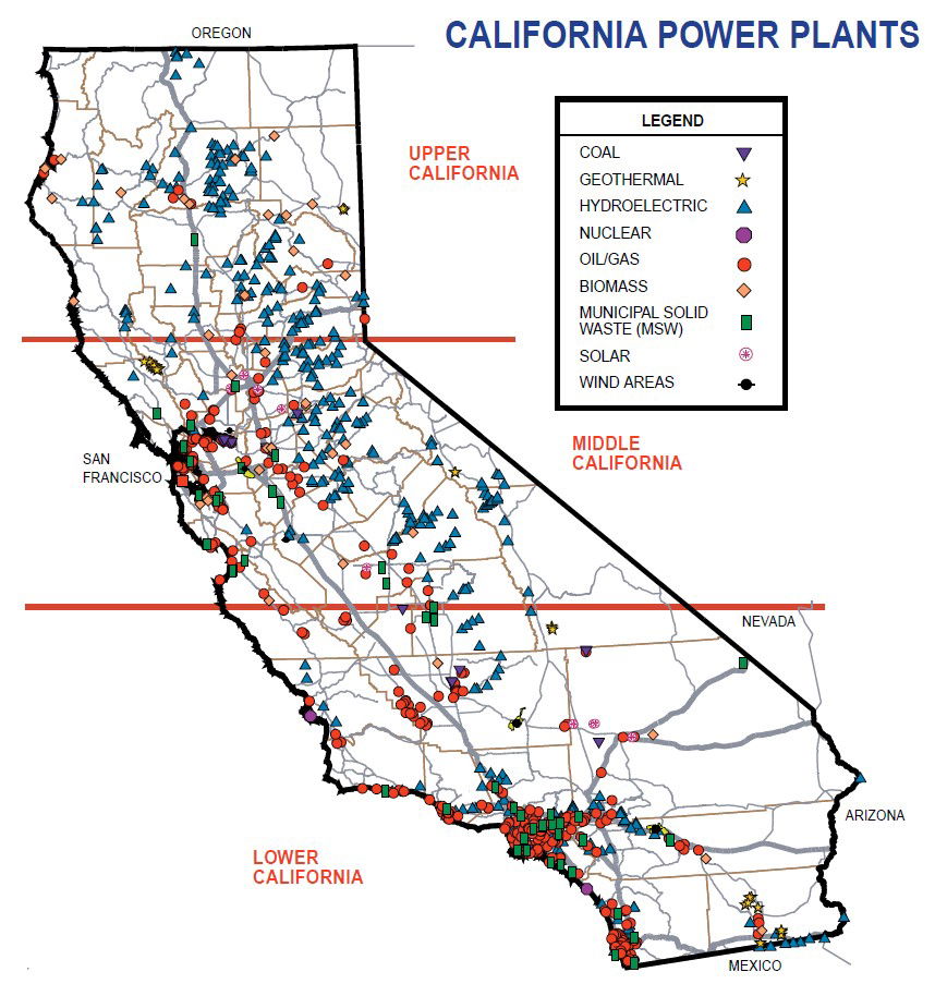 Key Plan Of California Power Plan PDF File Free Download