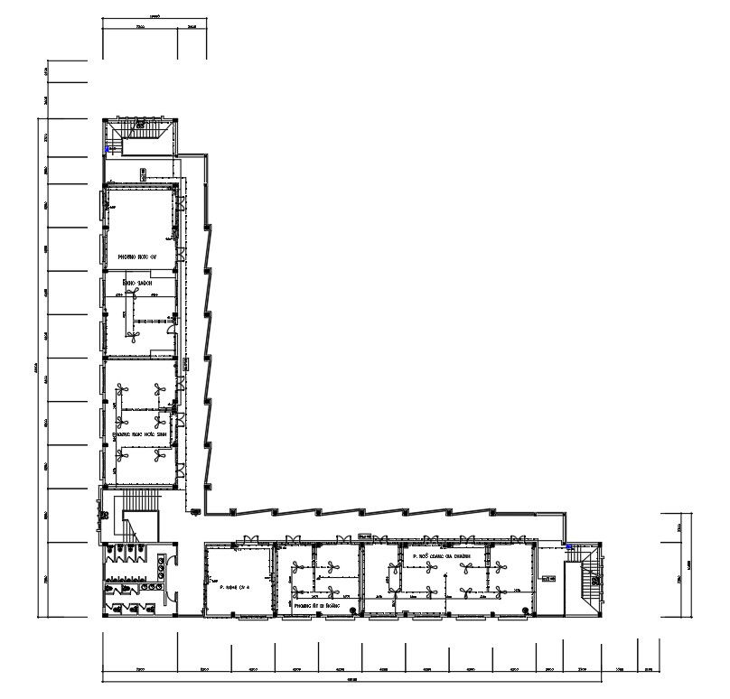 Hotel Design Key Plan AutoCAD 2D Drawing with Detail