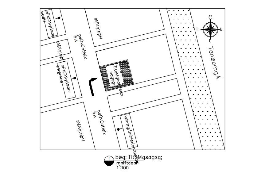 Key plan of multistory building in AutoCAD 2D drawing, dwg file, CAD file