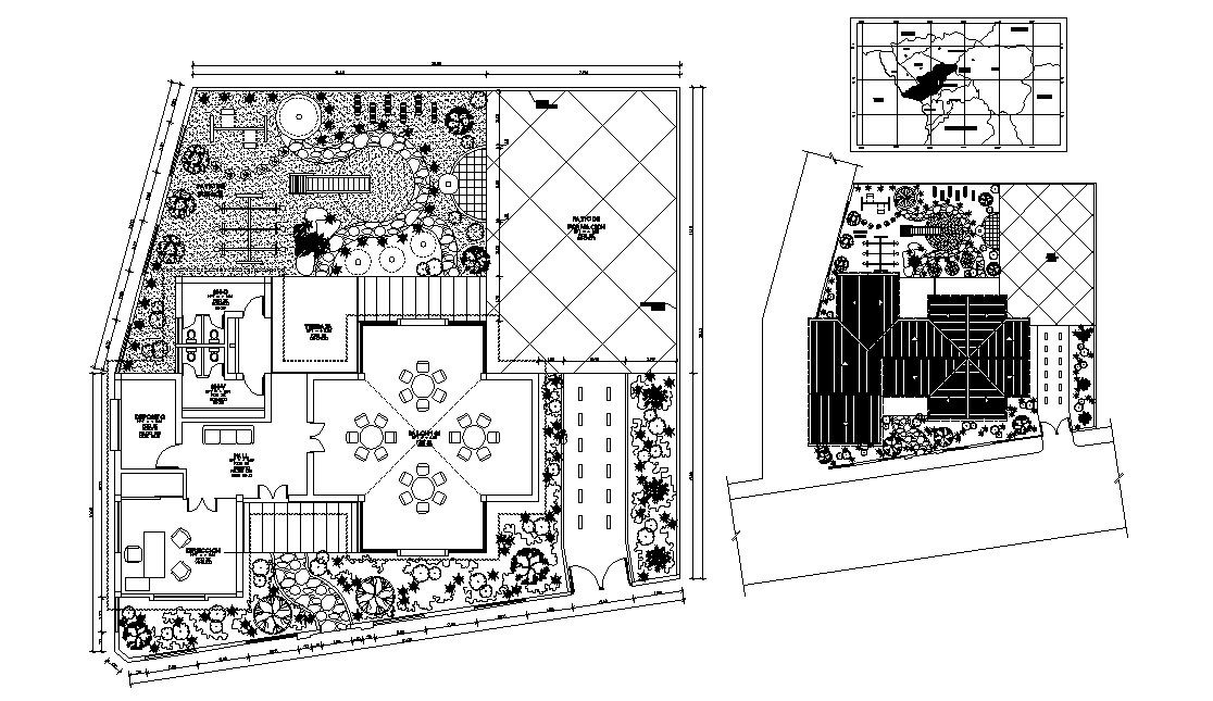 Kindergarten Site Plan In DWG File