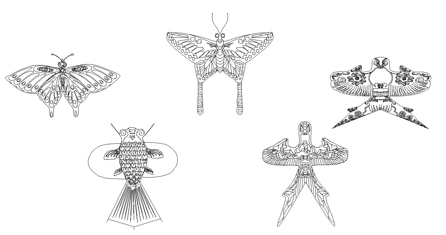 Kite designed plan detail dwg.