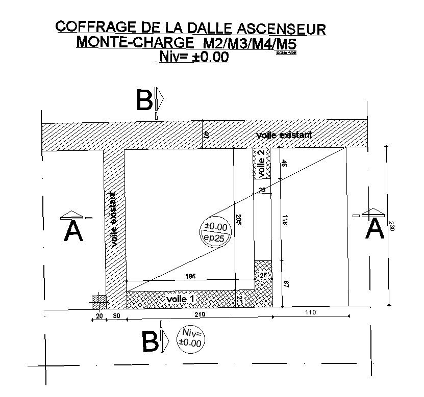 LIFT SLAB FORMWORK design in AutoCAD 2D drawing, dwg file, CAD file