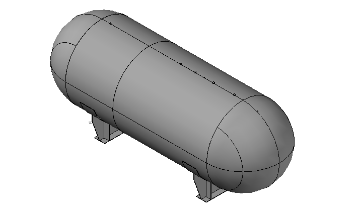 LPG Storage Tank 3d