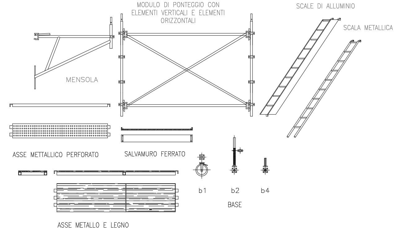 Ladder plan is given in this Autocad drawing file. Download now.