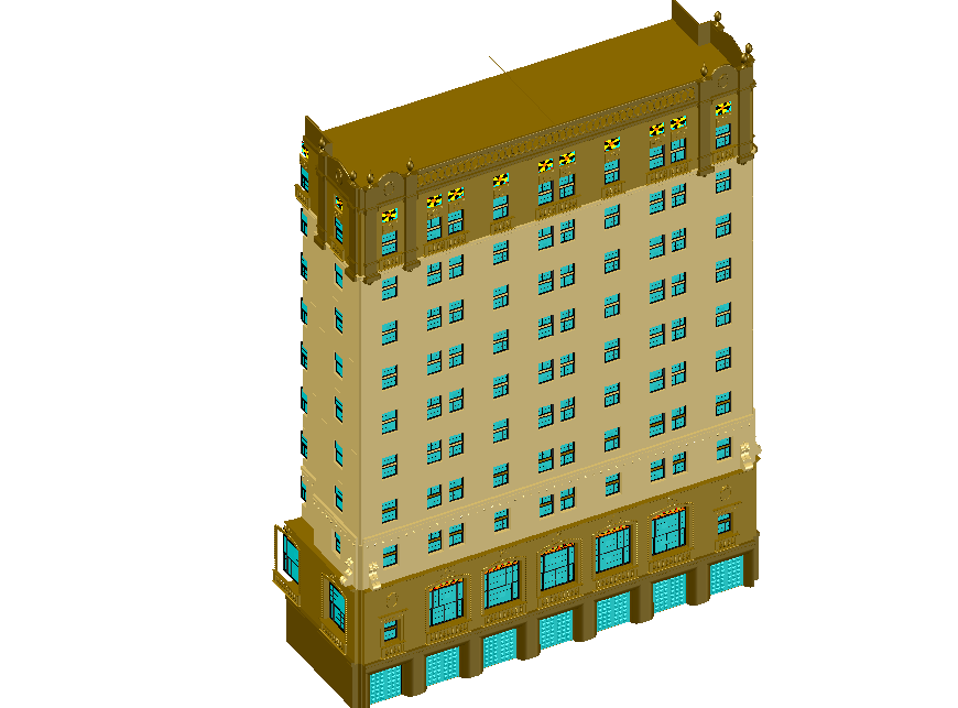 Landmark 3 d plan detail