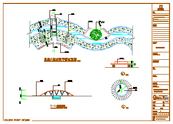 Landscape Avenue West Layout and Sketch Pieces design drawing