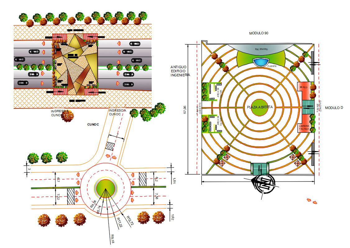 Landscaping Garden Design DWG File