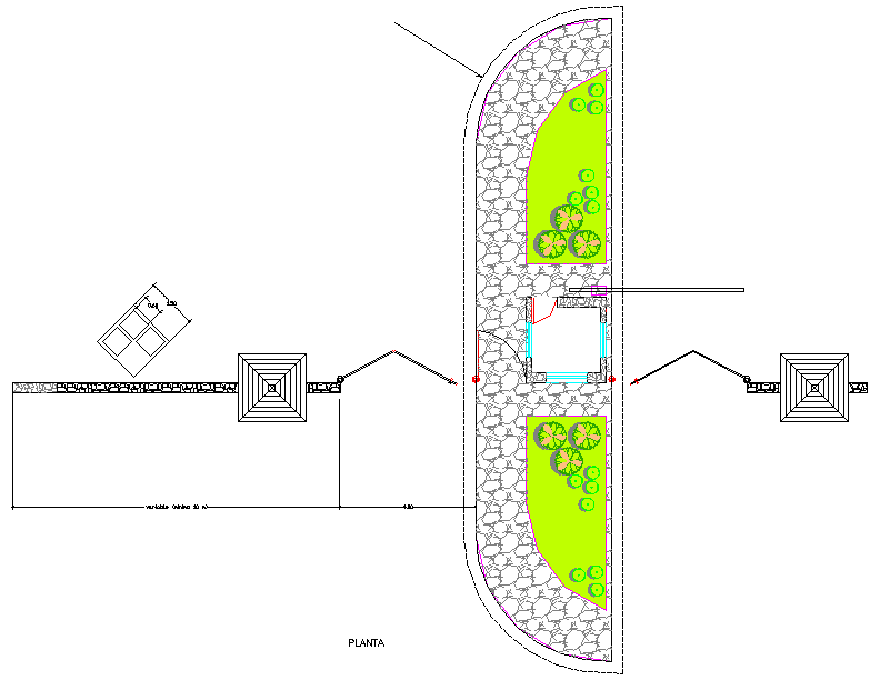 Landscape Plan AutoCAD Plan