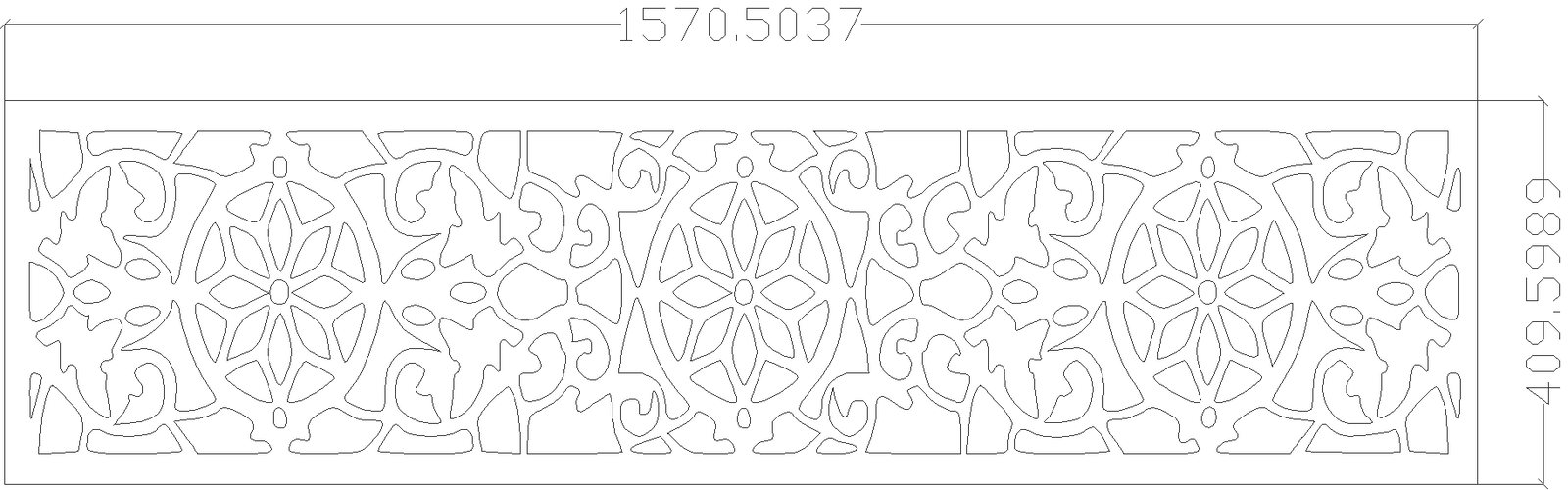 Laser Cut Decorative Wall Panels cad block DWG autoCAD drawing