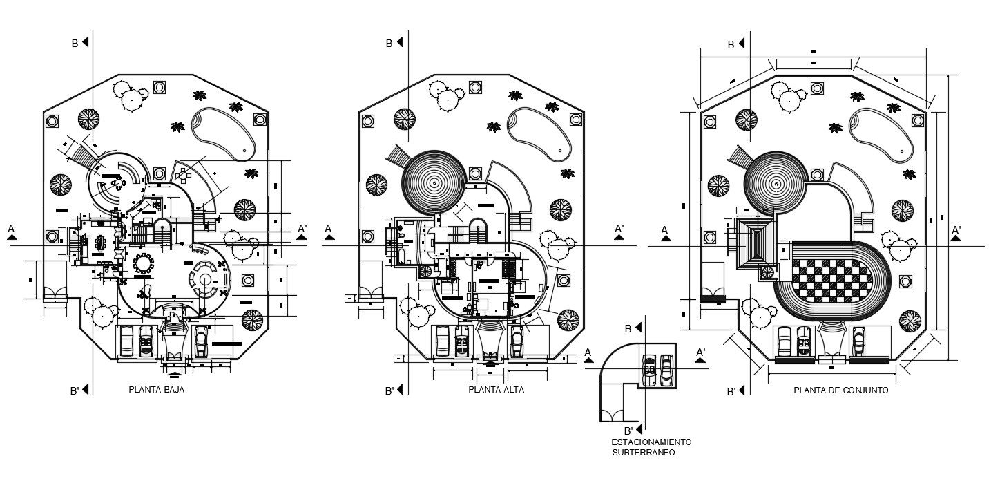 Lavish House CAD Drawing