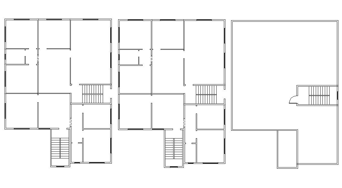 Lavish Bungalow Layout Design CAD 2d Plan