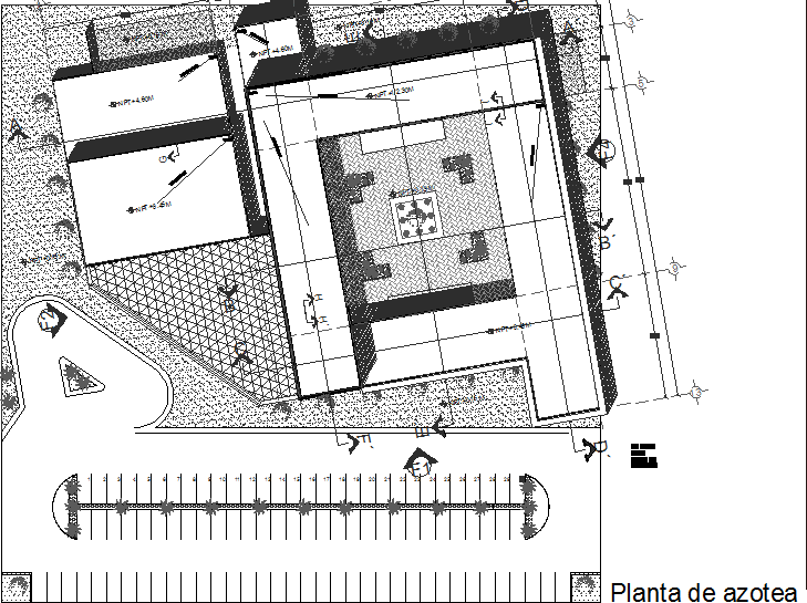Layout commercial plan detail dwg file