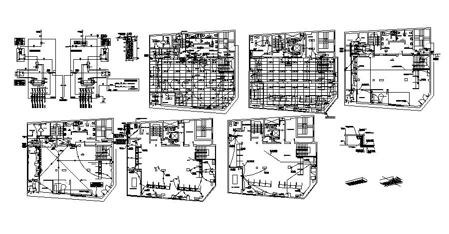 Office Layout In AutoCAD File