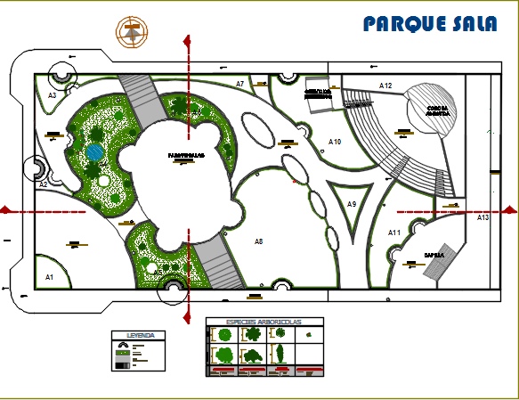 Layout plan detail dwg file