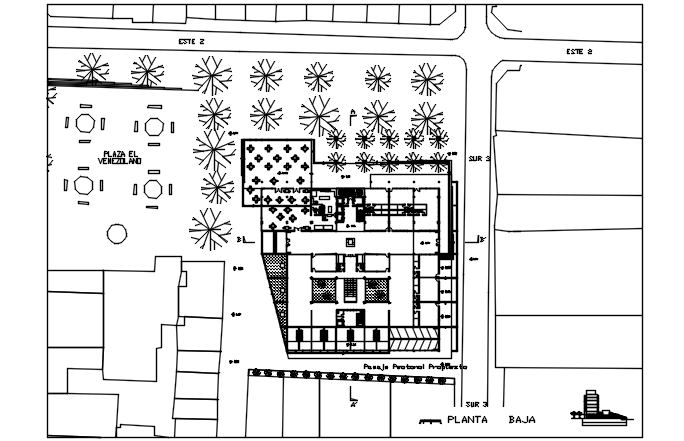 Layout plan detail dwg file