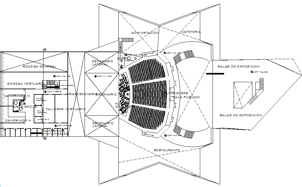 Layout plan detail dwg file