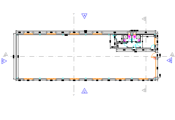 Layout plan detail dwg file