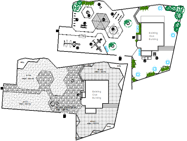 Layout plan detail dwg file