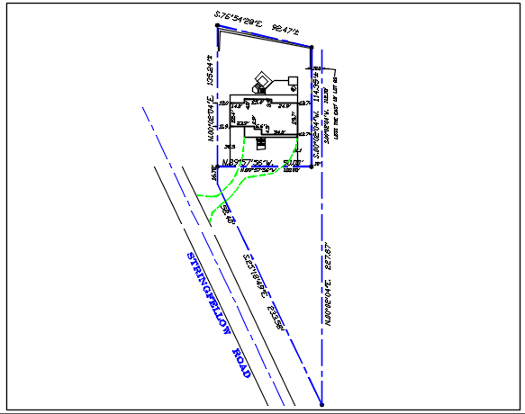 Layout plan detail of the plot area land spacing garden area dwg files