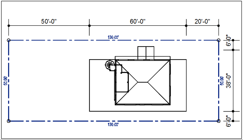Layout plan detail of the plot area plan details dwg files