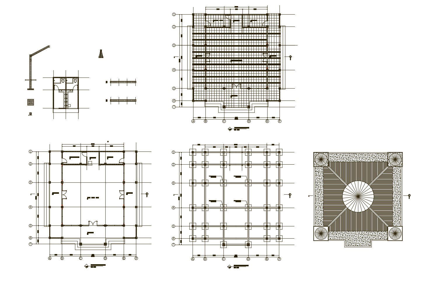Layout plan of mosque 10.000mtr x 15.000mtr with detail dimension in AutoCAD