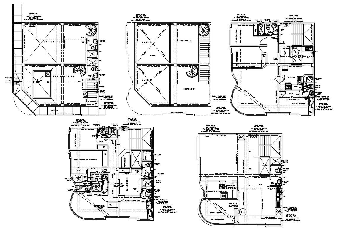 Layout plan of the hotel