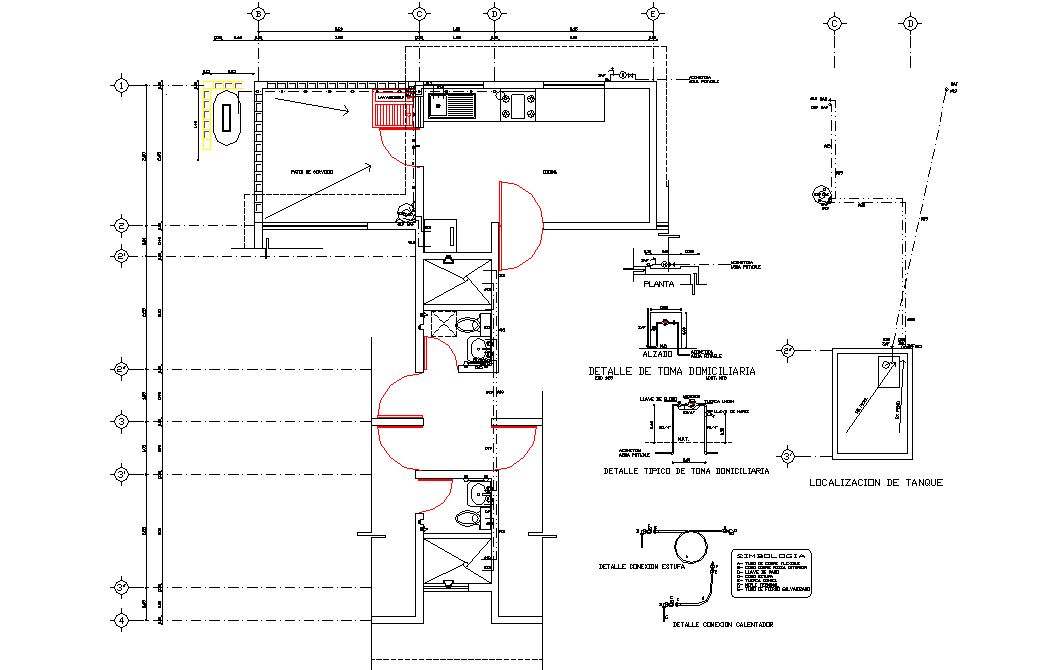 Layout plot planning detail layout file
