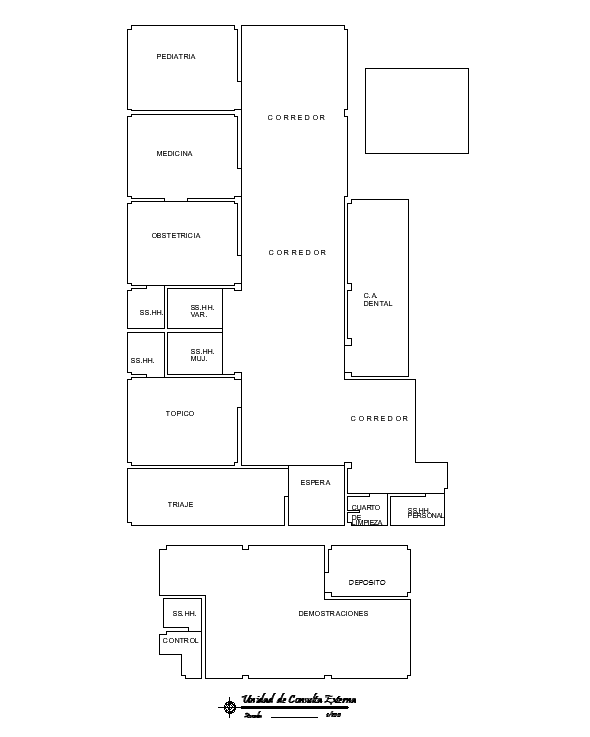Layout of 47x40m hospital plan of operation theatre room is given in this AutoCAD drawing model. Download the Autocad model.