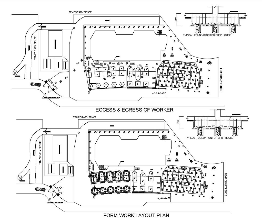 Learn How To Make Form Work Layout Plan Cad File Free Download
