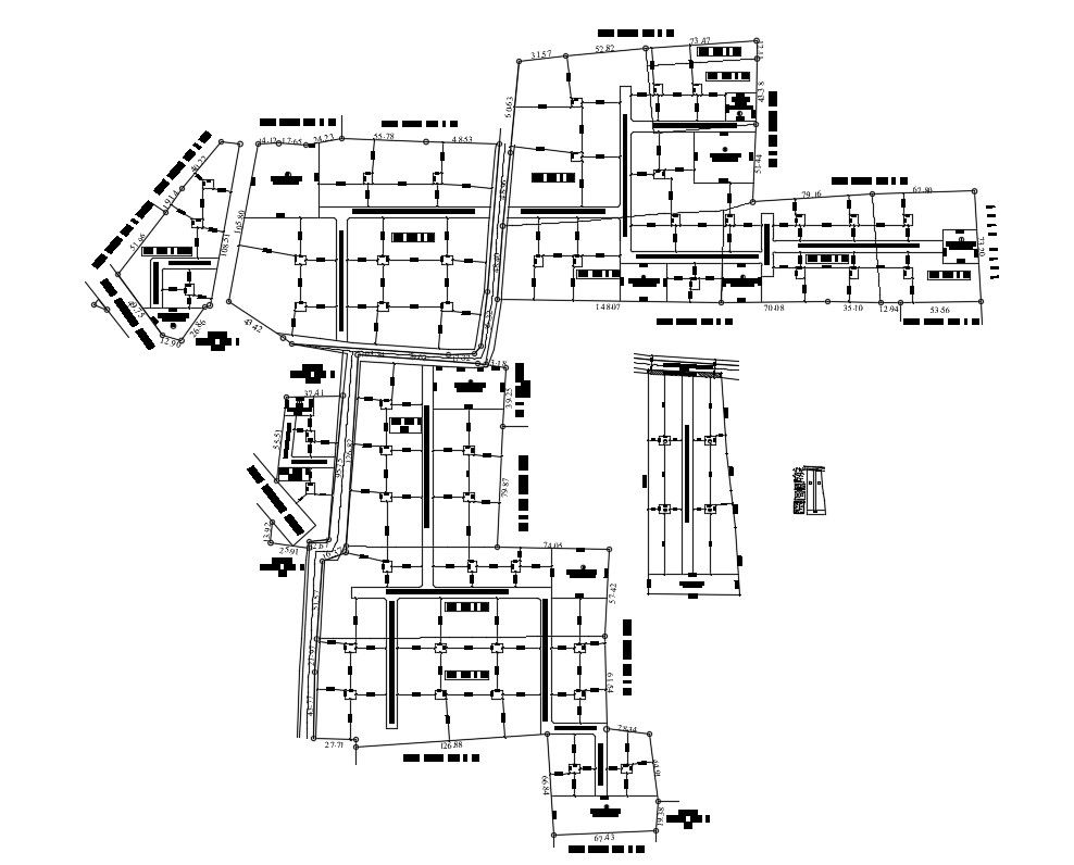 Learn How To Make Master Plan Of Plotting Layout Design With Dimension Autocad File By Doing Less