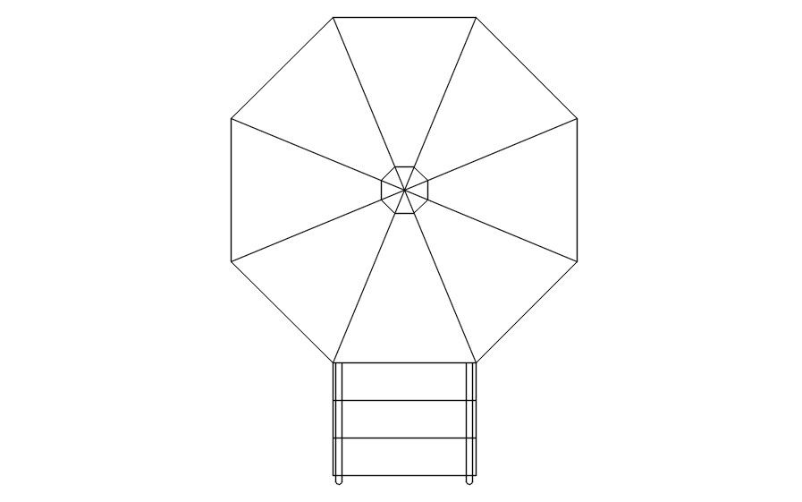 Lifeguard sitting Cad blocks in AutoCAD, dwg file.