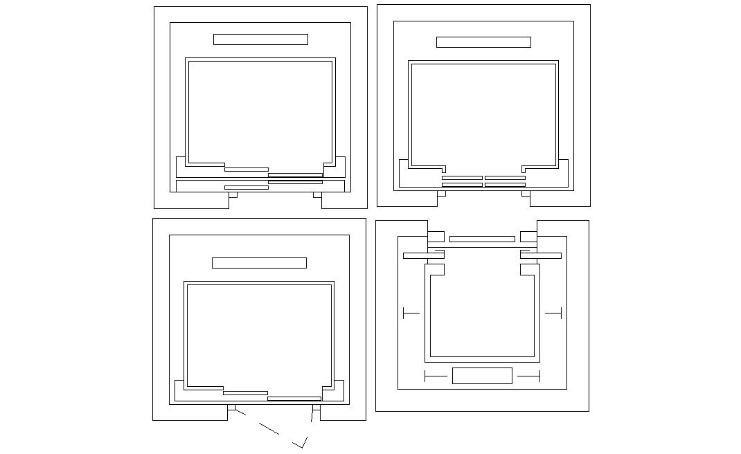 Lift Elevator Plan Free CAD Drawing Download