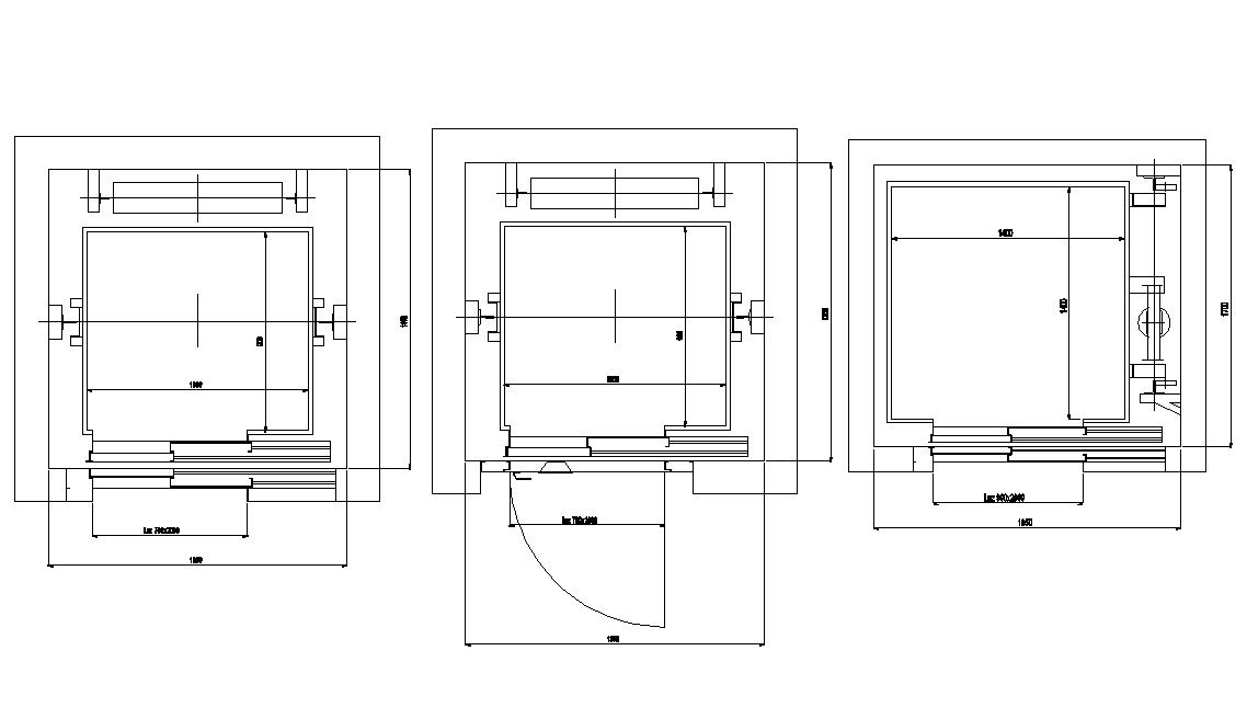 Lift Plan Design Free AutoCAD Drawing