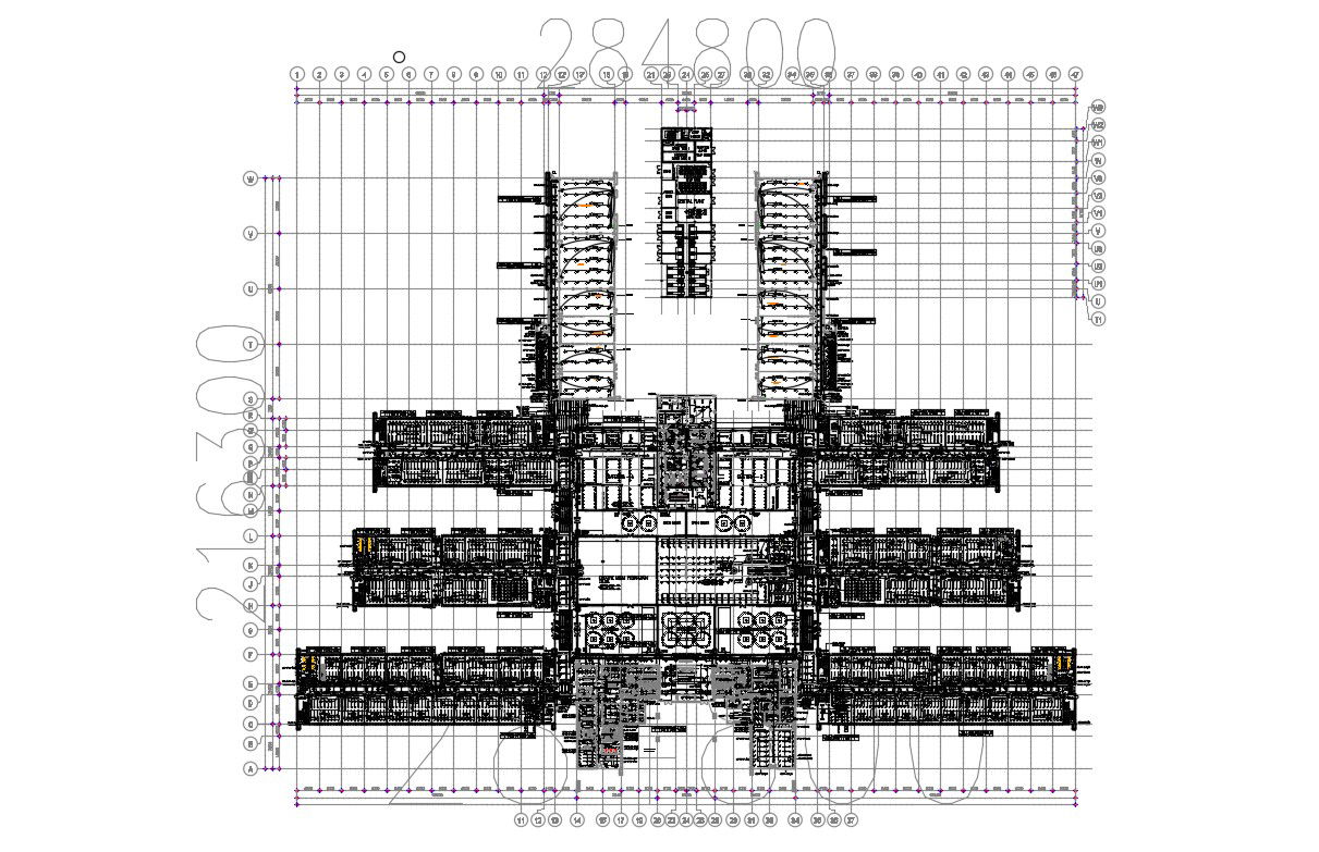Lighting control system  in DWG file 