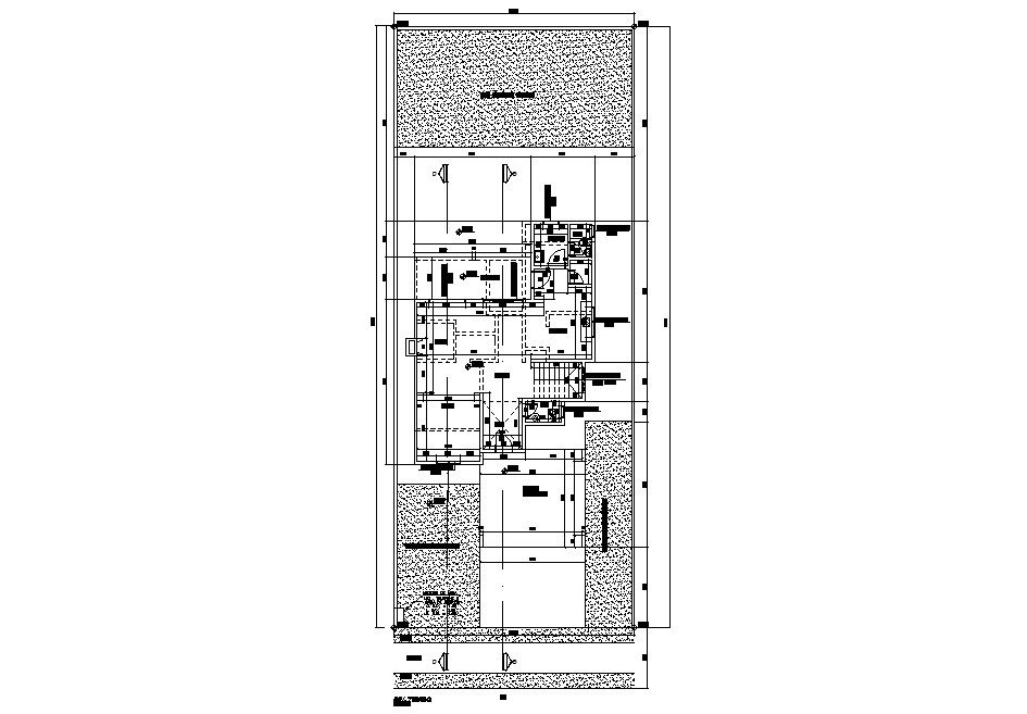 Line diagram of house