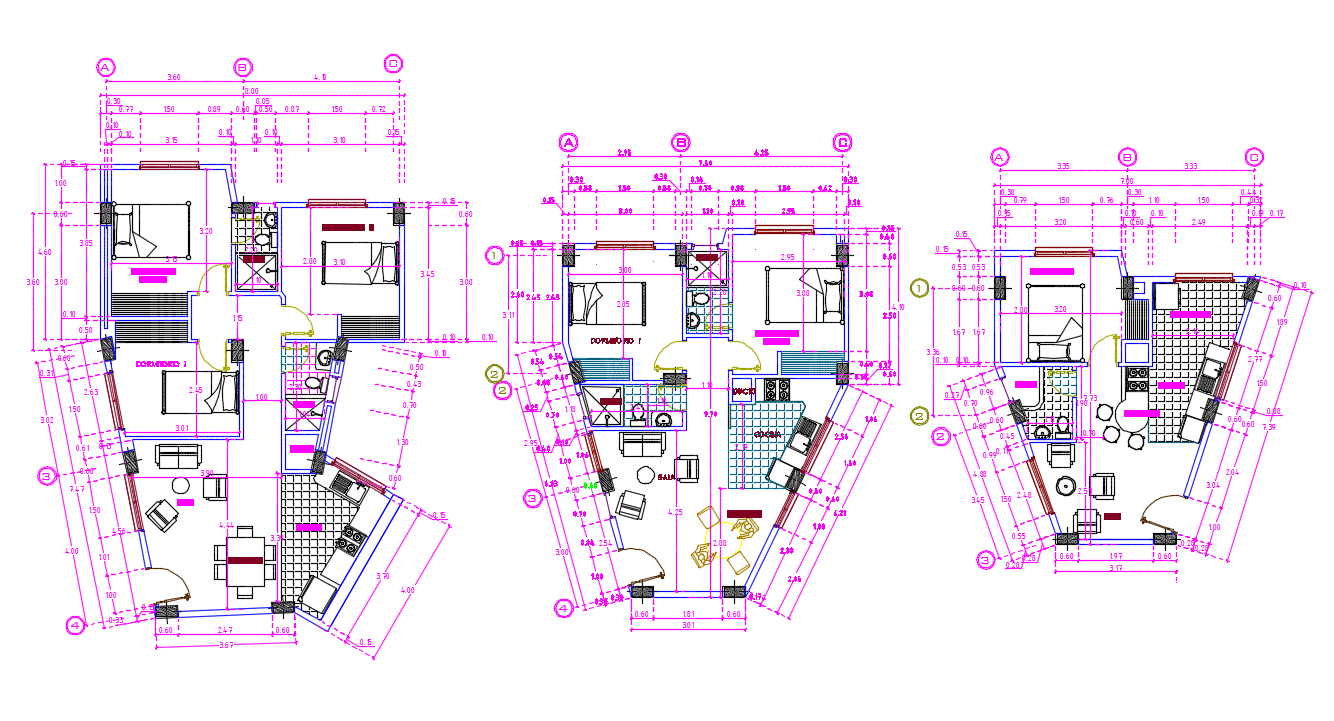 Living Apartment Drawing